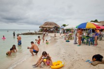 The beach of Mucura Colombia